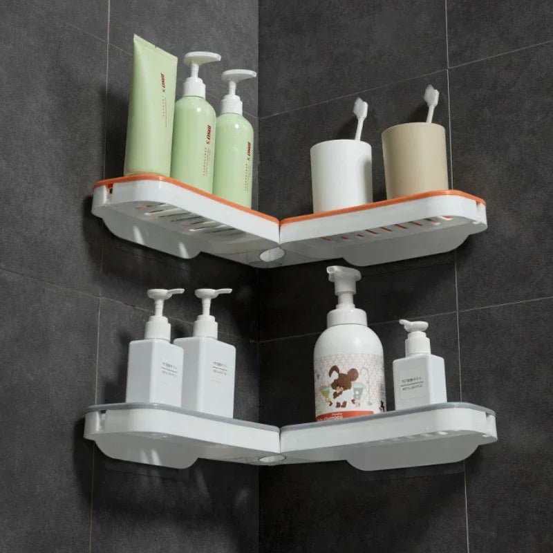 Étagère Murale Rotative 180° avec Drainage pour Salle de Bain et Cuisine